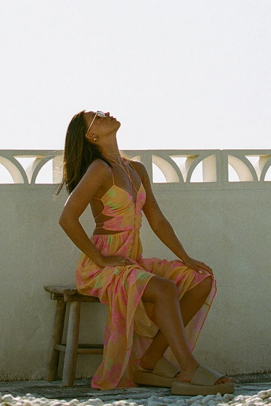 Baila Maxi Dress - Painted Flower 3 Baila Maxi Dress - Painted Flower