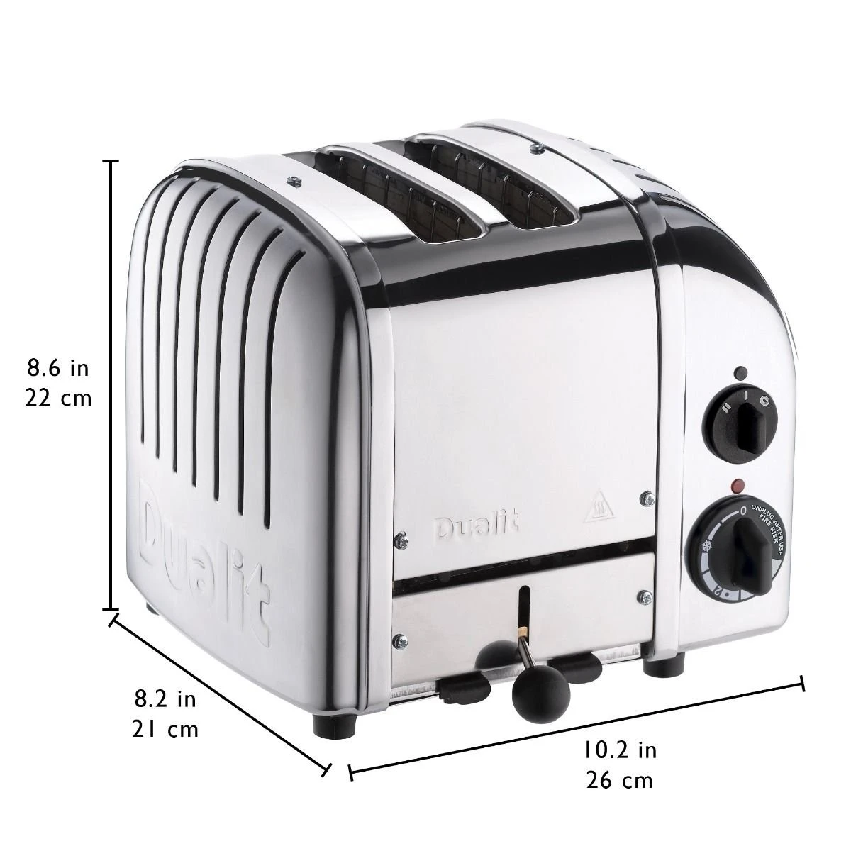 Dualit NewGen Classic 2-Slice Toaster | Chrome 5 Dualit NewGen Classic 2-Slice Toaster | Chrome - Image 3