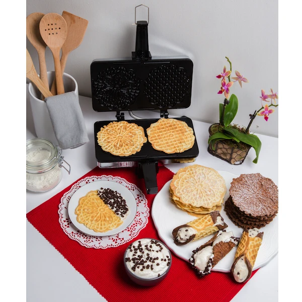 CucinaPro Pizzelle Baker 5" Diameter Pizzelle Nonstick 7 CucinaPro Pizzelle Baker 5" Diameter Pizzelle Nonstick - Image 5