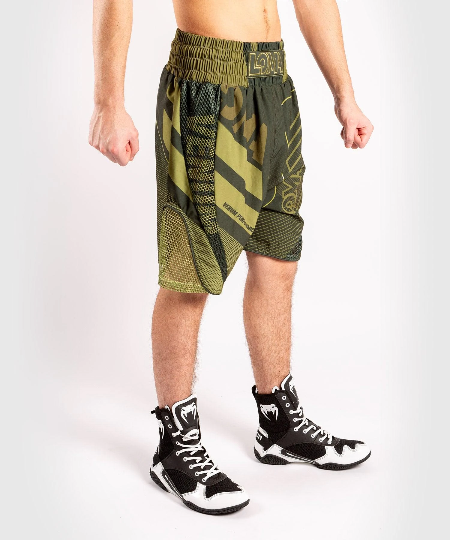 Venum Loma Commando Boxing Shorts - Khaki 5 Venum Loma Commando Boxing Shorts - Khaki - Image 4