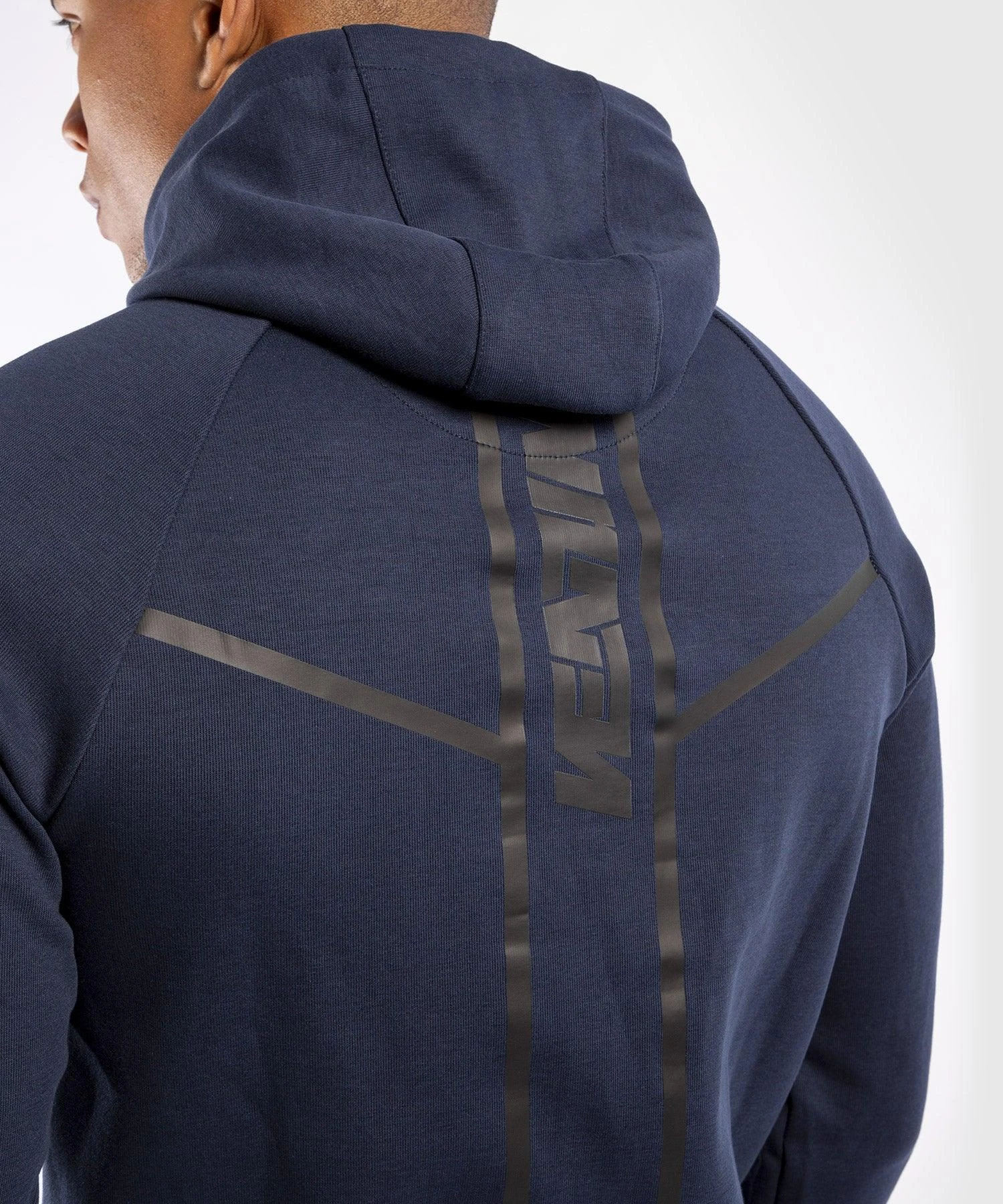 Venum Laser X Connect Hoodie - Navy Blue 8 Venum Laser X Connect Hoodie - Navy Blue - Image 6