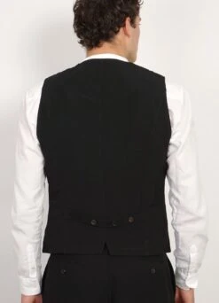 DANIEL | Four Button Waistcoat | Black 7 DANIEL | Four Button Waistcoat | Black -Venum Shop daniel four button waistcoat black 168473