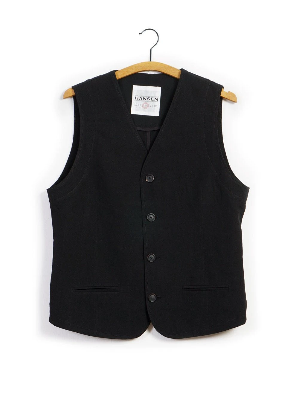 DANIEL | Four Button Waistcoat | Black 3 DANIEL | Four Button Waistcoat | Black
