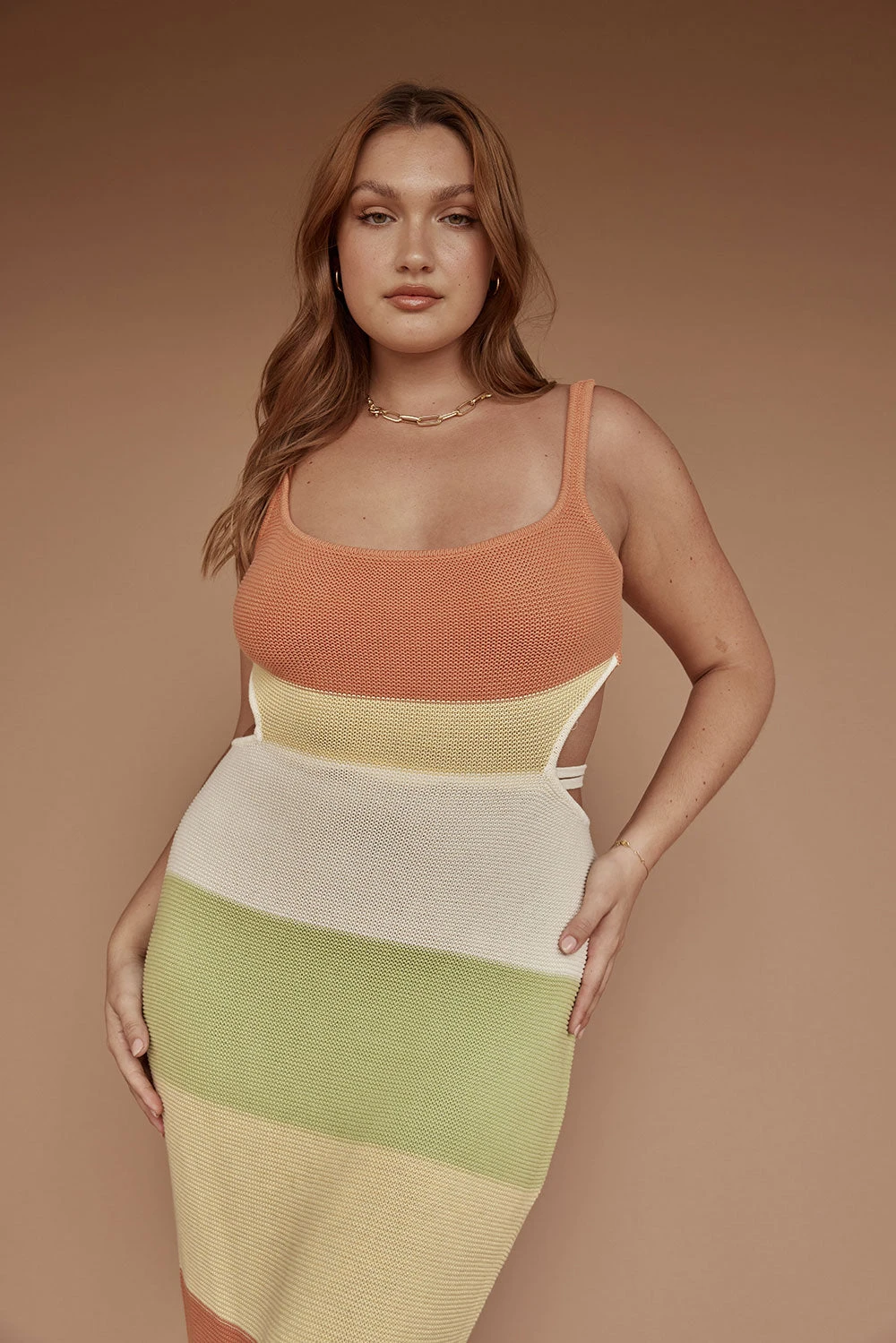 London Knit Dress - Earth 8 London Knit Dress - Earth - Image 6