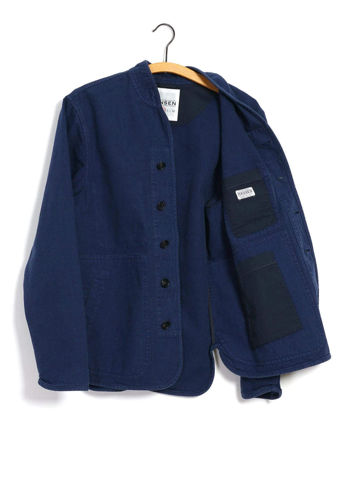 ERLING | Refined Work Jacket | Work Blue 7 ERLING | Refined Work Jacket | Work Blue - Image 5