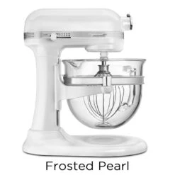 KitchenAid 6-Quart Pro 6500 Design Series Bowl-Lift Stand Mixer | Multiple Colors Available -Venum Shop frosted pearl ksm6521xfp