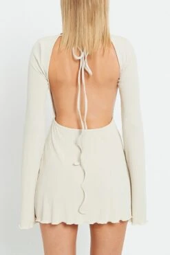 SOLADO Open Back Lettuce Trim Flared Sleeve Mini Dress 14 SOLADO Open Back Lettuce Trim Flared Sleeve Mini Dress -Venum Shop jpeg bf24394e d0d4 46f2 8027 22488ddc9c2c