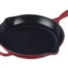 Le Creuset 11.75" Signature Enameled Cast Iron Skillet | Cerise/Cherry Red -Venum Shop le creuset 12 inch skillet fry pan cherry red item ls2024 3067