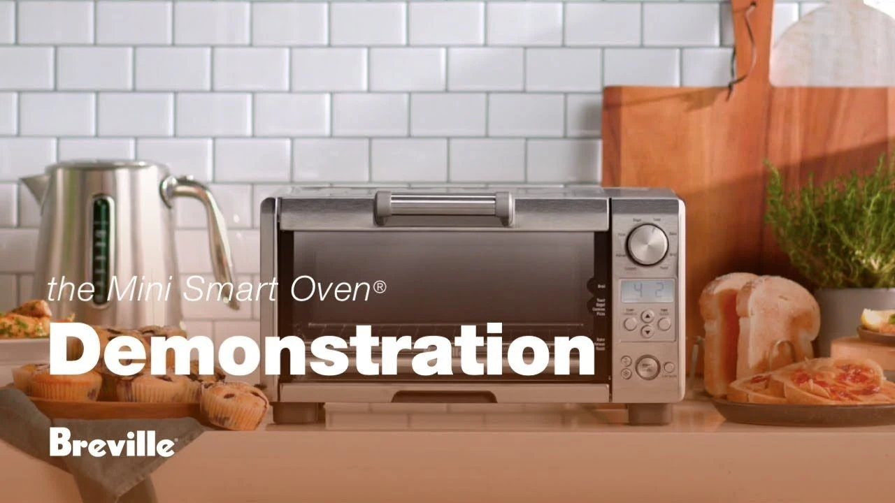 Breville The Mini Smart Oven With Element IQ Countertop Toaster Oven | Brushed Stainless Steel 3 Breville The Mini Smart Oven With Element IQ Countertop Toaster Oven | Brushed Stainless Steel - Image 2