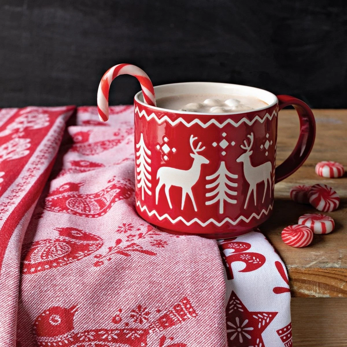 Now Designs By Danica 16oz Stacking Mug | Nordic Night 4 Now Designs By Danica 16oz Stacking Mug | Nordic Night - Image 2