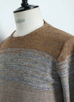 OMBRÉ TUNIC | Linen Landscape Tunic | Beach/Stone -Venum Shop ombre tunic linen landscape tunic beachstone inis meain 220351