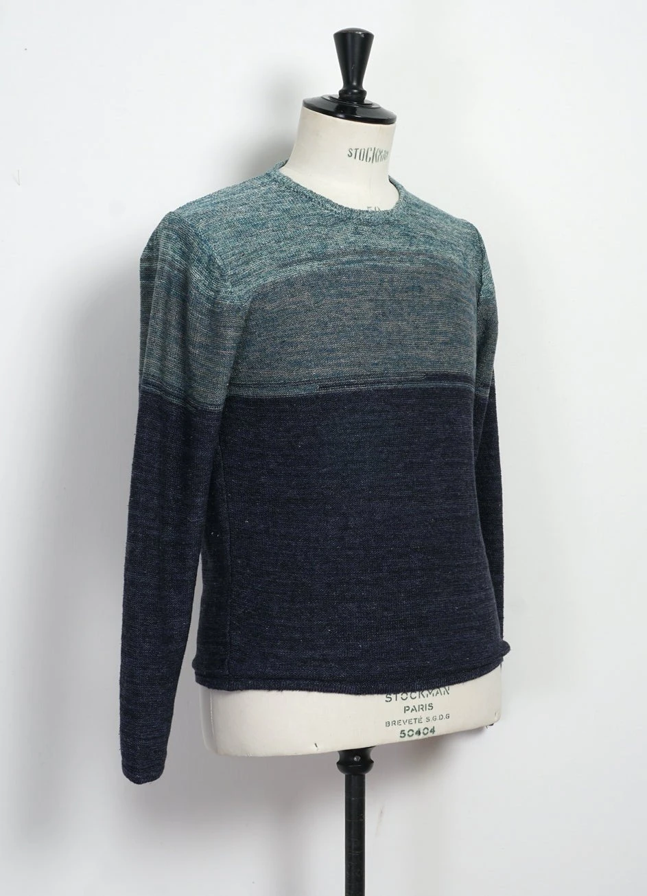 OMBRÉ TUNIC | Linen Landscape Tunic | Sea/Sky 4 OMBRÉ TUNIC | Linen Landscape Tunic | Sea/Sky - Image 2