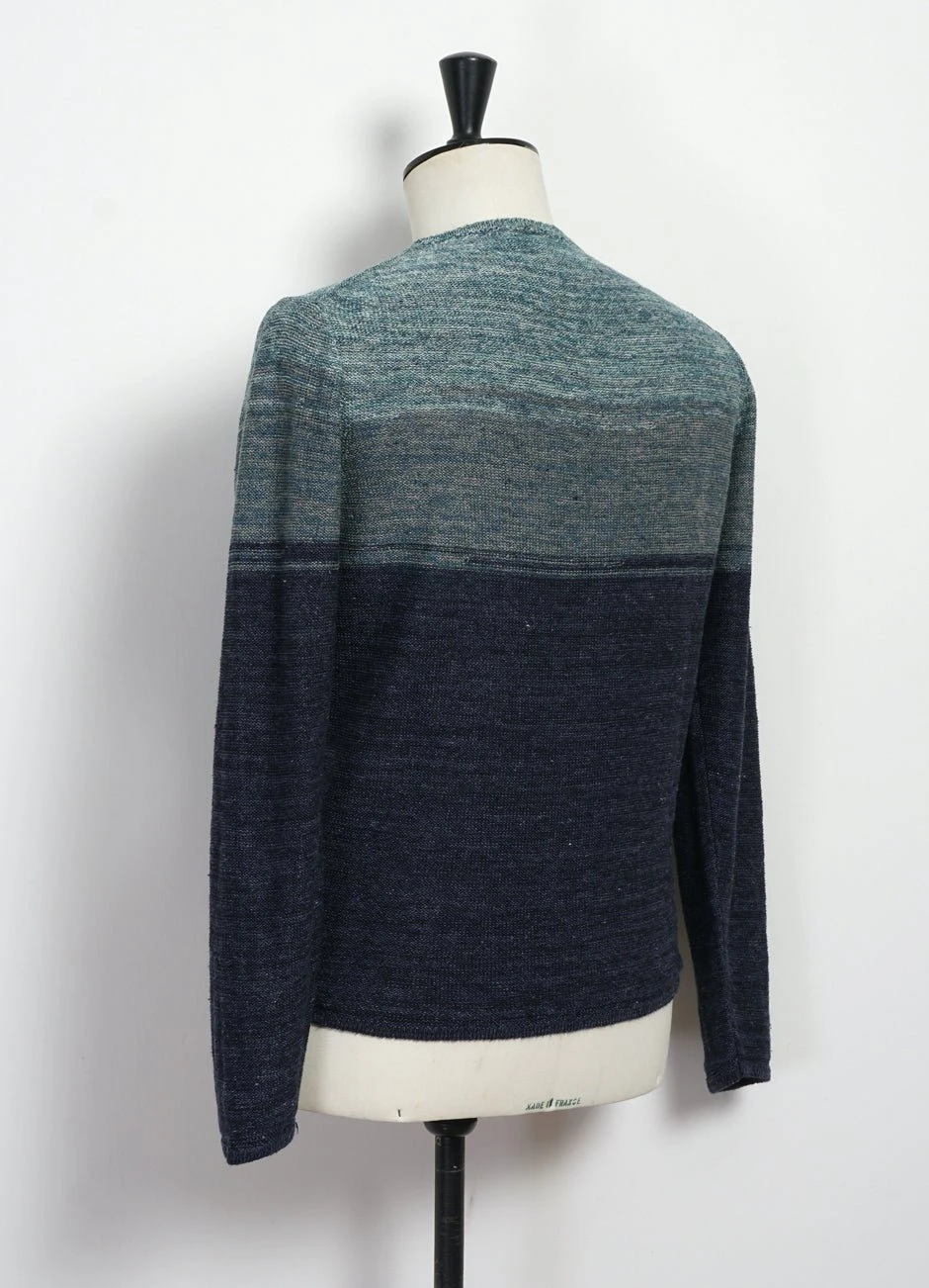 OMBRÉ TUNIC | Linen Landscape Tunic | Sea/Sky 5 OMBRÉ TUNIC | Linen Landscape Tunic | Sea/Sky - Image 3