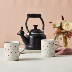Le Creuset L'Amour Collection 14oz Mug With Heart Applique | White -Venum Shop rs13358 201020 lecreuset lamourmugs 0451 main ret