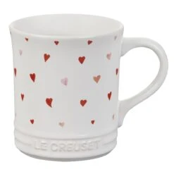 Le Creuset L'Amour Collection 14oz Mug With Heart Applique | White