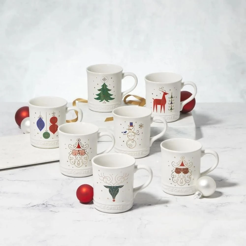 Le Creuset 14oz Mug | Noel (Ornaments) 5 Le Creuset 14oz Mug | Noel (Ornaments) - Image 3
