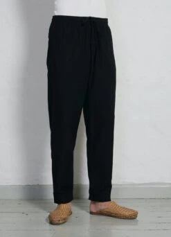 JIM | Casual Drawstring Trousers | Black 7 JIM | Casual Drawstring Trousers | Black -Venum Shop ss23 trousers jim black 1