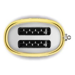 SMEG 2-Slice Toaster | Gold -Venum Shop tsf01gous smeg 2 slice toaster gold top view
