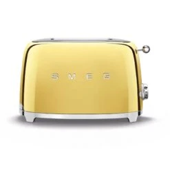 SMEG 2-Slice Toaster | Gold -Venum Shop tsf01gous smeg gold 2 slice toaster