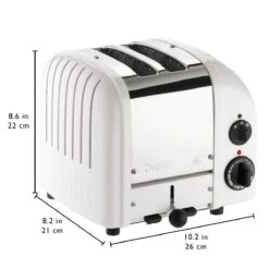 Dualit NewGen Classic 2-Slice Toaster | White 10 Dualit NewGen Classic 2-Slice Toaster | White -Venum Shop white3 1